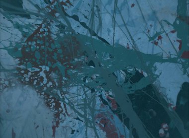 Grunge çağdaş sanat. El sanat yapılmış. renkli doku. Modern sanat. Yağlı boya darbeleri. Darbeleri. Sanatsal arka plan. Soyut resim tuval üzerine.