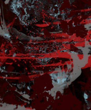 Grunge çağdaş sanat. El sanat yapılmış. renkli doku. Modern sanat. Yağlı boya darbeleri. Darbeleri. Sanatsal arka plan. Soyut resim tuval üzerine.