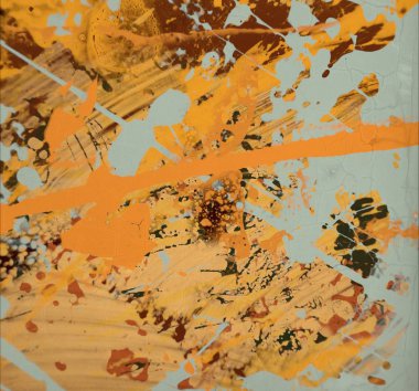 Grunge çağdaş sanat. El sanat yapılmış. renkli doku. Modern sanat. Yağlı boya darbeleri. Darbeleri. Sanatsal arka plan. Soyut resim tuval üzerine.
