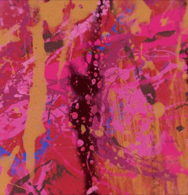 Grunge çağdaş sanat. El sanat yapılmış. renkli doku. Modern sanat. Yağlı boya darbeleri. Darbeleri. Sanatsal arka plan. Soyut resim tuval üzerine.