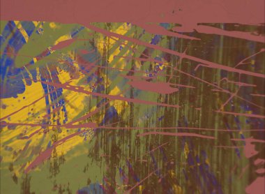 Grunge çağdaş sanat. El sanat yapılmış. renkli doku. Modern sanat. Yağlı boya darbeleri. Darbeleri. Sanatsal arka plan. Soyut resim tuval üzerine.