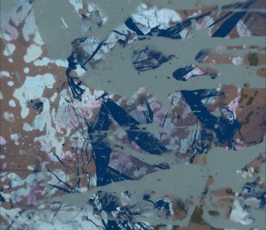 Grunge çağdaş sanat. El sanat yapılmış. renkli doku. Modern sanat. Yağlı boya darbeleri. Darbeleri. Sanatsal arka plan. Soyut resim tuval üzerine.