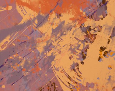 Grunge çağdaş sanat. El sanat yapılmış. renkli doku. Modern sanat. Yağlı boya darbeleri. Darbeleri. Sanatsal arka plan. Soyut resim tuval üzerine.