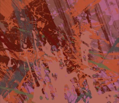 Grunge çağdaş sanat. El sanat yapılmış. renkli doku. Modern sanat. Yağlı boya darbeleri. Darbeleri. Sanatsal arka plan. Soyut resim tuval üzerine.