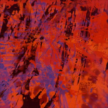 Grunge çağdaş sanat. El sanat yapılmış. renkli doku. Modern sanat. Yağlı boya darbeleri. Darbeleri. Sanatsal arka plan. Soyut resim tuval üzerine.