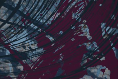 Grunge çağdaş sanat. El sanat yapılmış. renkli doku. Modern sanat. Yağlı boya darbeleri. Darbeleri. Sanatsal arka plan. Soyut resim tuval üzerine.