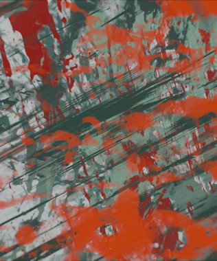 Grunge çağdaş sanat. El sanat yapılmış. renkli doku. Modern sanat. Yağlı boya darbeleri. Darbeleri. Sanatsal arka plan. Soyut resim tuval üzerine.