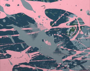 Grunge çağdaş sanat. El sanat yapılmış. renkli doku. Modern sanat. Yağlı boya darbeleri. Darbeleri. Sanatsal arka plan. Soyut resim tuval üzerine.