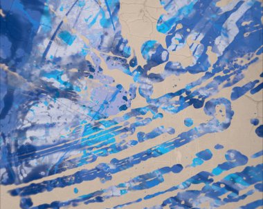 Grunge çağdaş sanat. El sanat yapılmış. renkli doku. Modern sanat. Yağlı boya darbeleri. Darbeleri. Sanatsal arka plan. Soyut resim tuval üzerine.