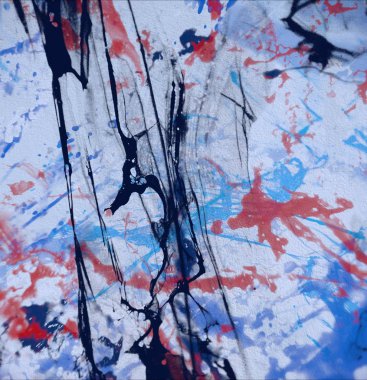 Grunge çağdaş sanat. El sanat yapılmış. renkli doku. Modern sanat. Yağlı boya darbeleri. Darbeleri. Sanatsal arka plan. Soyut resim tuval üzerine.