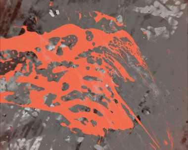 Grunge çağdaş sanat. El sanat yapılmış. renkli doku. Modern sanat. Yağlı boya darbeleri. Darbeleri. Sanatsal arka plan. Soyut resim tuval üzerine.