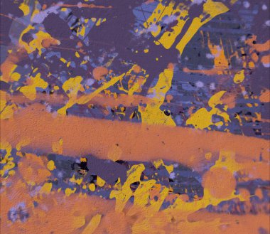 Grunge çağdaş sanat. El sanat yapılmış. renkli doku. Modern sanat. Yağlı boya darbeleri. Darbeleri. Sanatsal arka plan. Soyut resim tuval üzerine.