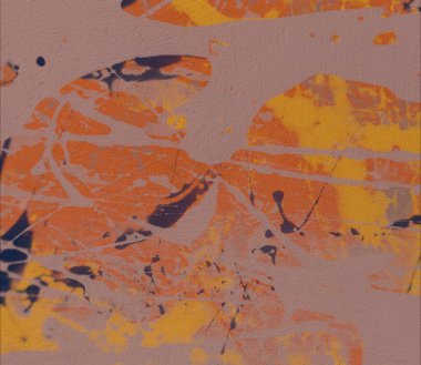 Grunge çağdaş sanat. El sanat yapılmış. renkli doku. Modern sanat. Yağlı boya darbeleri. Darbeleri. Sanatsal arka plan. Soyut resim tuval üzerine.