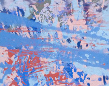 Grunge çağdaş sanat. El sanat yapılmış. renkli doku. Modern sanat. Yağlı boya darbeleri. Darbeleri. Sanatsal arka plan. Soyut resim tuval üzerine.