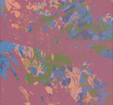 Grunge çağdaş sanat. El sanat yapılmış. renkli doku. Modern sanat. Yağlı boya darbeleri. Darbeleri. Sanatsal arka plan. Soyut resim tuval üzerine.