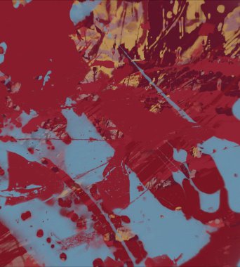 Grunge çağdaş sanat. El sanat yapılmış. renkli doku. Modern sanat. Yağlı boya darbeleri. Darbeleri. Sanatsal arka plan. Soyut resim tuval üzerine.