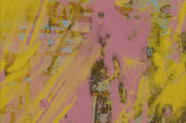 Grunge çağdaş sanat. El sanat yapılmış. renkli doku. Modern sanat. Yağlı boya darbeleri. Darbeleri. Sanatsal arka plan. Soyut resim tuval üzerine.