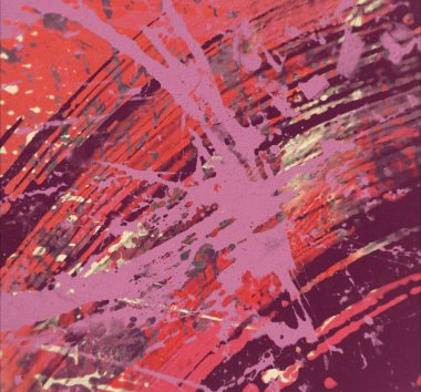 Grunge çağdaş sanat. El sanat yapılmış. renkli doku. Modern sanat. Yağlı boya darbeleri. Darbeleri. Sanatsal arka plan. Soyut resim tuval üzerine.