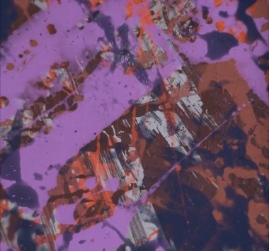 Grunge çağdaş sanat. El sanat yapılmış. renkli doku. Modern sanat. Yağlı boya darbeleri. Darbeleri. Sanatsal arka plan. Soyut resim tuval üzerine.