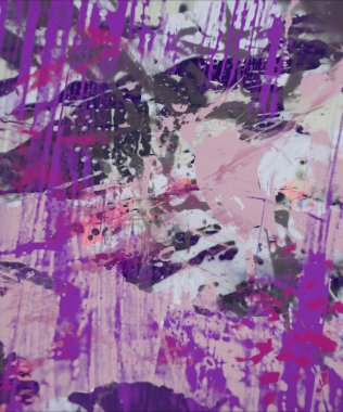 Grunge çağdaş sanat. El sanat yapılmış. renkli doku. Modern sanat. Yağlı boya darbeleri. Darbeleri. Sanatsal arka plan. Soyut resim tuval üzerine.