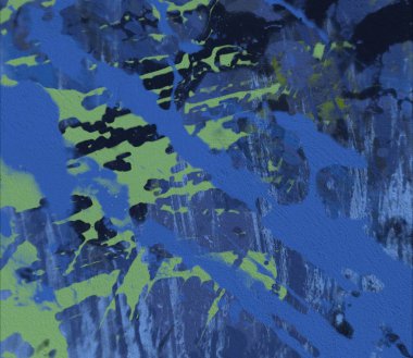Grunge çağdaş sanat. El sanat yapılmış. renkli doku. Modern sanat. Yağlı boya darbeleri. Darbeleri. Sanatsal arka plan. Soyut resim tuval üzerine.