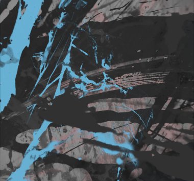 Grunge çağdaş sanat. El sanat yapılmış. renkli doku. Modern sanat. Yağlı boya darbeleri. Darbeleri. Sanatsal arka plan. Soyut resim tuval üzerine.
