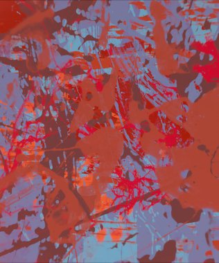 Grunge çağdaş sanat. El sanat yapılmış. renkli doku. Modern sanat. Yağlı boya darbeleri. Darbeleri. Sanatsal arka plan. Soyut resim tuval üzerine.