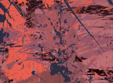Grunge çağdaş sanat. El sanat yapılmış. renkli doku. Modern sanat. Yağlı boya darbeleri. Darbeleri. Sanatsal arka plan. Soyut resim tuval üzerine.