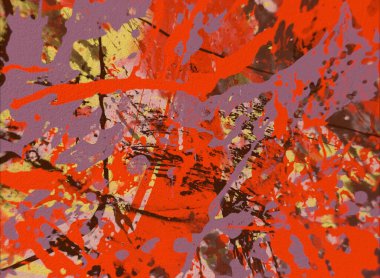 Grunge çağdaş sanat. El sanat yapılmış. renkli doku. Modern sanat. Yağlı boya darbeleri. Darbeleri. Sanatsal arka plan. Soyut resim tuval üzerine.