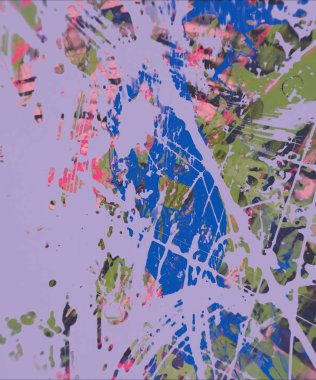 Grunge çağdaş sanat. El sanat yapılmış. renkli doku. Modern sanat. Yağlı boya darbeleri. Darbeleri. Sanatsal arka plan. Soyut resim tuval üzerine.