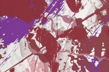 Grunge çağdaş sanat. El sanat yapılmış. renkli doku. Modern sanat. Yağlı boya darbeleri. Darbeleri. Sanatsal arka plan. Soyut resim tuval üzerine.