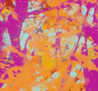 Grunge çağdaş sanat. El sanat yapılmış. renkli doku. Modern sanat. Yağlı boya darbeleri. Darbeleri. Sanatsal arka plan. Soyut resim tuval üzerine.
