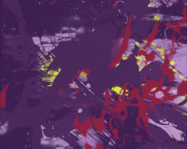 Grunge çağdaş sanat. El sanat yapılmış. renkli doku. Modern sanat. Yağlı boya darbeleri. Darbeleri. Sanatsal arka plan. Soyut resim tuval üzerine.