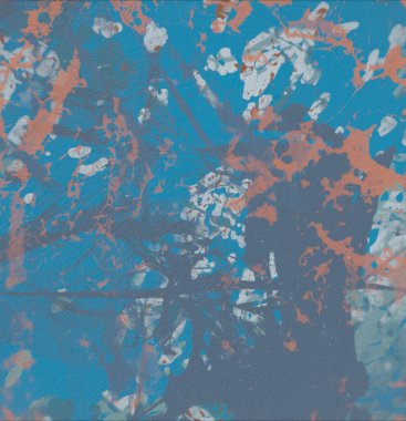 Grunge çağdaş sanat. El sanat yapılmış. renkli doku. Modern sanat. Yağlı boya darbeleri. Darbeleri. Sanatsal arka plan. Soyut resim tuval üzerine.