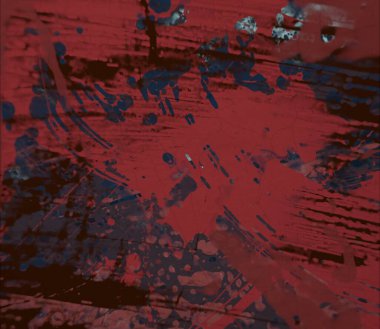 Grunge çağdaş sanat. El sanat yapılmış. renkli doku. Modern sanat. Yağlı boya darbeleri. Darbeleri. Sanatsal arka plan. Soyut resim tuval üzerine.