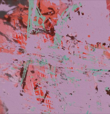Grunge çağdaş sanat. El sanat yapılmış. renkli doku. Modern sanat. Yağlı boya darbeleri. Darbeleri. Sanatsal arka plan. Soyut resim tuval üzerine.