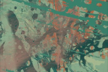 Grunge çağdaş sanat. El sanat yapılmış. renkli doku. Modern sanat. Yağlı boya darbeleri. Darbeleri. Sanatsal arka plan. Soyut resim tuval üzerine.