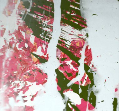 Grunge çağdaş sanat. El sanat yapılmış. renkli doku. Modern sanat. Yağlı boya darbeleri. Darbeleri. Sanatsal arka plan. Soyut resim tuval üzerine.