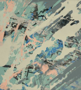 Grunge çağdaş sanat. El sanat yapılmış. renkli doku. Modern sanat. Yağlı boya darbeleri. Darbeleri. Sanatsal arka plan. Soyut resim tuval üzerine.