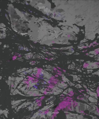 Grunge çağdaş sanat. El sanat yapılmış. renkli doku. Modern sanat. Yağlı boya darbeleri. Darbeleri. Sanatsal arka plan. Soyut resim tuval üzerine.