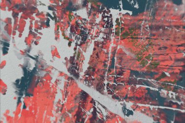 Grunge çağdaş sanat. El sanat yapılmış. renkli doku. Modern sanat. Yağlı boya darbeleri. Darbeleri. Sanatsal arka plan. Soyut resim tuval üzerine.