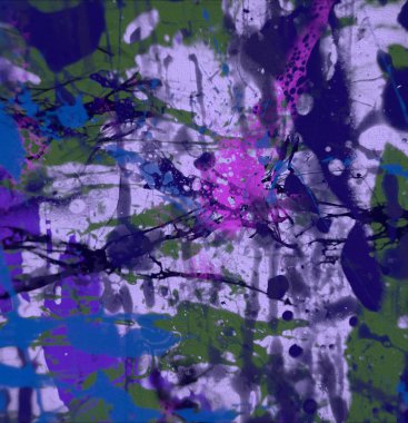 Grunge çağdaş sanat. El sanat yapılmış. renkli doku. Modern sanat. Yağlı boya darbeleri. Darbeleri. Sanatsal arka plan. Soyut resim tuval üzerine.