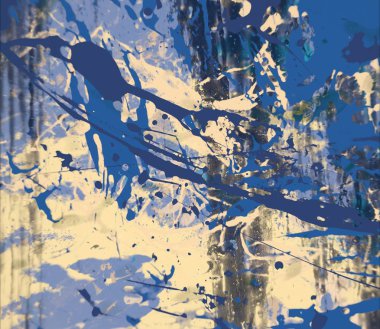 Grunge çağdaş sanat. El sanat yapılmış. renkli doku. Modern sanat. Yağlı boya darbeleri. Darbeleri. Sanatsal arka plan. Soyut resim tuval üzerine.