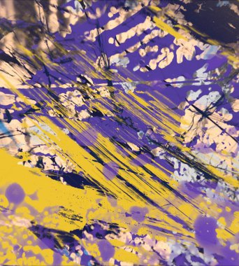 Grunge çağdaş sanat. El sanat yapılmış. renkli doku. Modern sanat. Yağlı boya darbeleri. Darbeleri. Sanatsal arka plan. Soyut resim tuval üzerine.