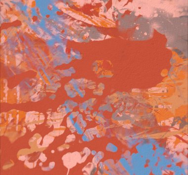 Grunge çağdaş sanat. El sanat yapılmış. renkli doku. Modern sanat. Yağlı boya darbeleri. Darbeleri. Sanatsal arka plan. Soyut resim tuval üzerine.