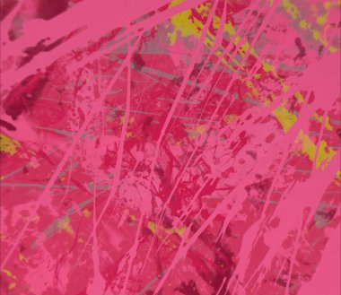 Grunge çağdaş sanat. El sanat yapılmış. renkli doku. Modern sanat. Yağlı boya darbeleri. Darbeleri. Sanatsal arka plan. Soyut resim tuval üzerine.