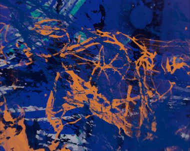 Grunge çağdaş sanat. El sanat yapılmış. renkli doku. Modern sanat. Yağlı boya darbeleri. Darbeleri. Sanatsal arka plan. Soyut resim tuval üzerine.