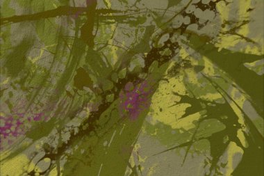 Grunge çağdaş sanat. El sanat yapılmış. renkli doku. Modern sanat. Yağlı boya darbeleri. Darbeleri. Sanatsal arka plan. Soyut resim tuval üzerine.