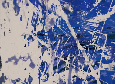 Grunge çağdaş sanat. El sanat yapılmış. renkli doku. Modern sanat. Yağlı boya darbeleri. Darbeleri. Sanatsal arka plan. Soyut resim tuval üzerine.