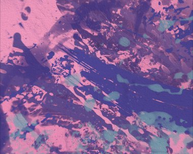 Grunge çağdaş sanat. El sanat yapılmış. renkli doku. Modern sanat. Yağlı boya darbeleri. Darbeleri. Sanatsal arka plan. Soyut resim tuval üzerine.